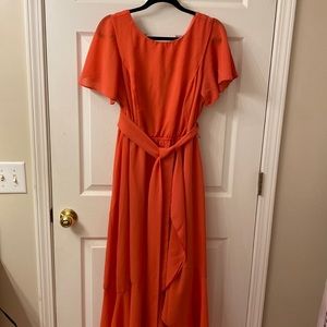 Pink formal dress. Lane Bryant size 16